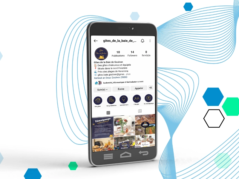 Ouverture de compte Instagram, planification et publication sur un mois