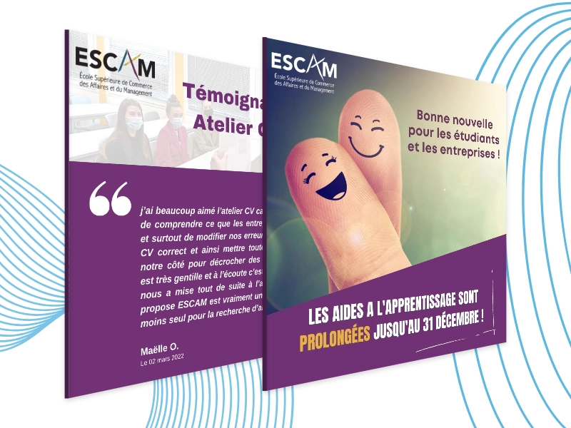 Réalisation et publication de divers visuels LinkedIn