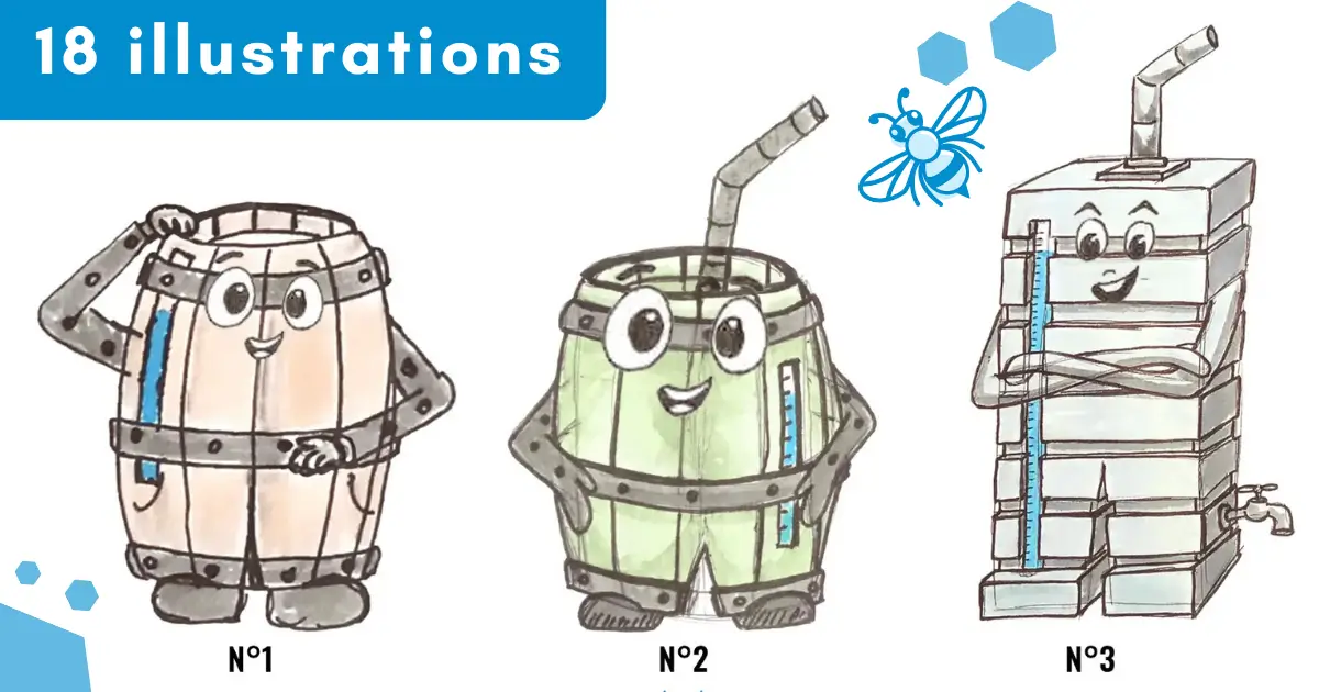 Vignette 18 illustrations