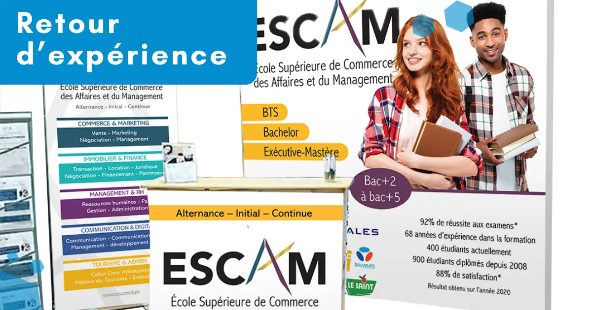 Vignette retour d'expérience habillage de stand