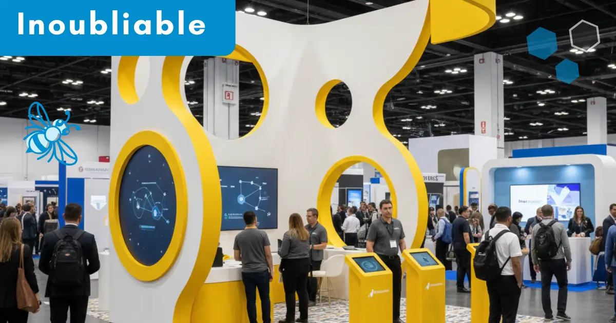 Vignette de l'article "Créer un stand inoubliable", expertise en scénographie événementielle et design d'espace par Jillian Monot.